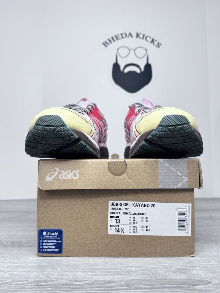 Size 13 - Asics Sportstyle UB9-S Gel-Kayano 20 Crystal Pink Red 1203A456-700