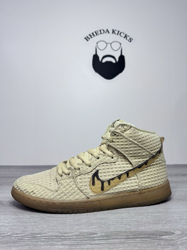 Size 13 - Nike SB Dunk Premium Hemp High Waffle 313171-722 Preowned Authentic