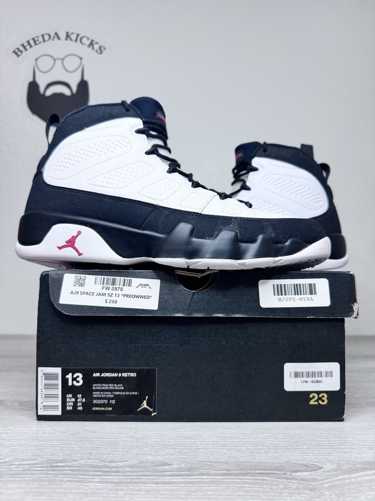 Size 13 - Air Jordan 9 Retro “Space Jam” (302370-112) 2016 Preowned Clean