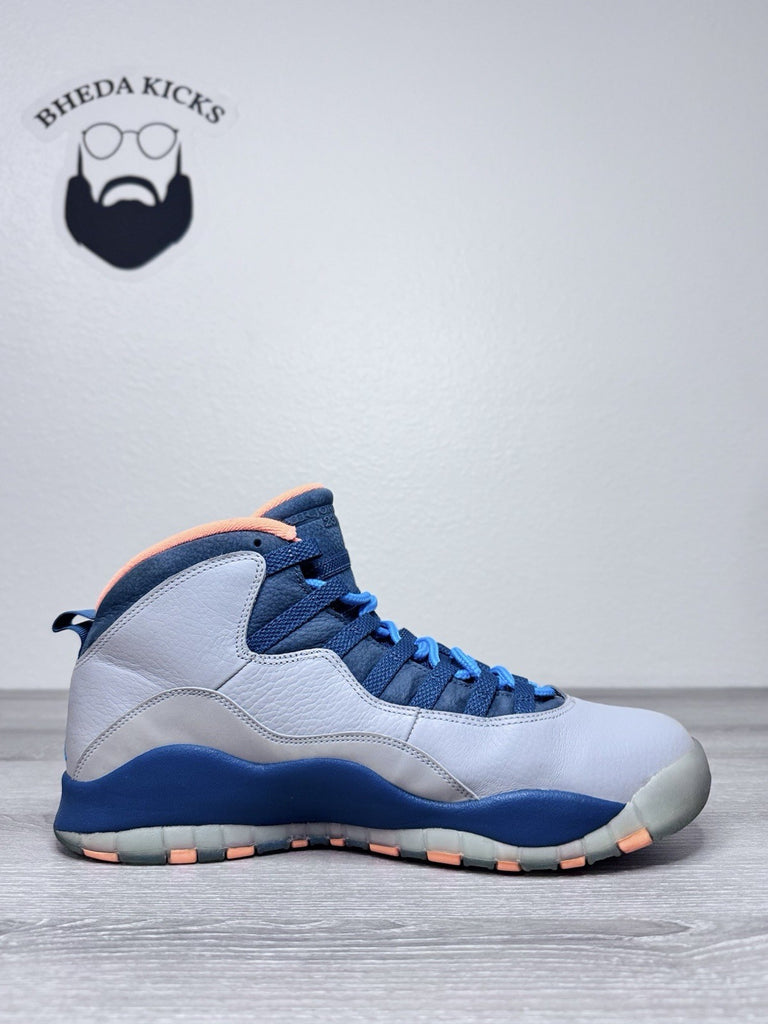 Size 12 - Nike Air Jordan 10 Retro Bobcats 2014 310805-026 Grey Men's Sneakers