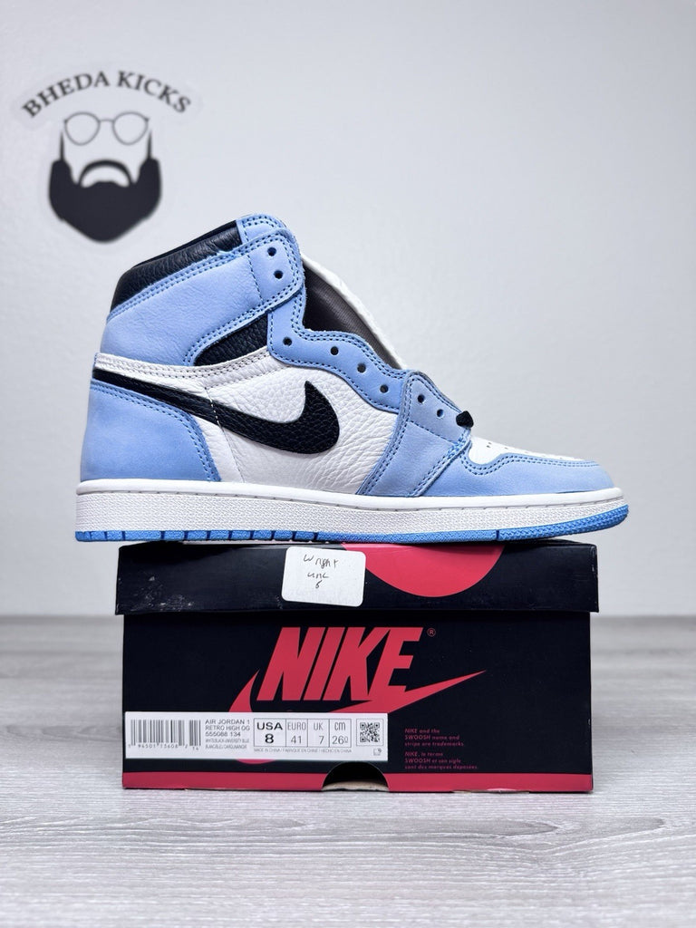 Size 8 - Jordan 1 Retro OG High University Blue 555088-134 NEW DS