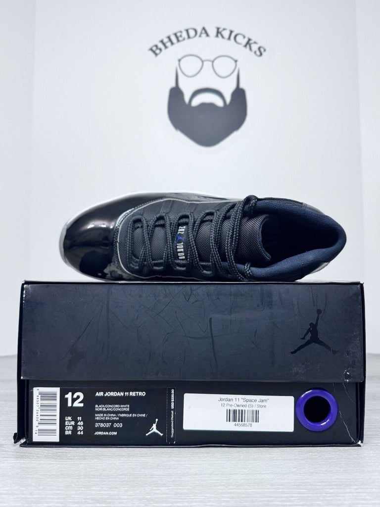 Size 12 - Jordan 11 Retro Space Jam (2016) 378037-003 Preowned Authentic