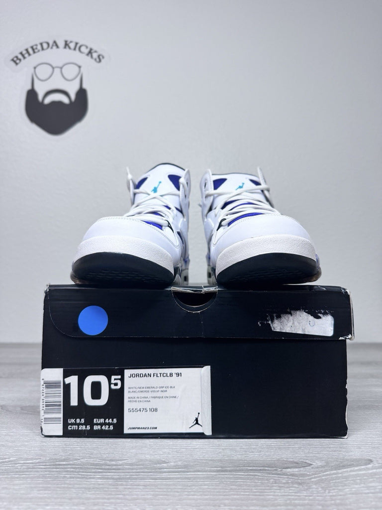 Size 10.5 - Nike Air Jordan Flight Club '91-555475-108 Men White Basketball NEW