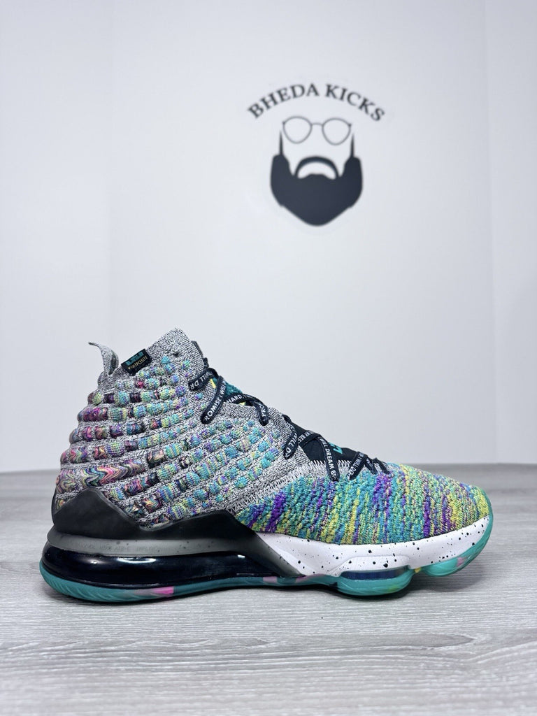 Size 9 - Nike Lebron XVII LJFF 17 I Promise Basketball Shoe CD5052-300 Preowned
