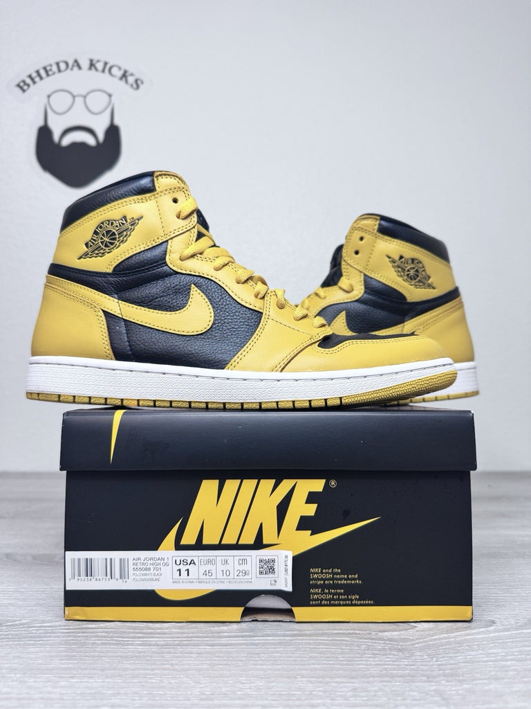 Size 11 - Air Jordan 1 Retro High Pollen 555088-701 Preowned Authentic Og