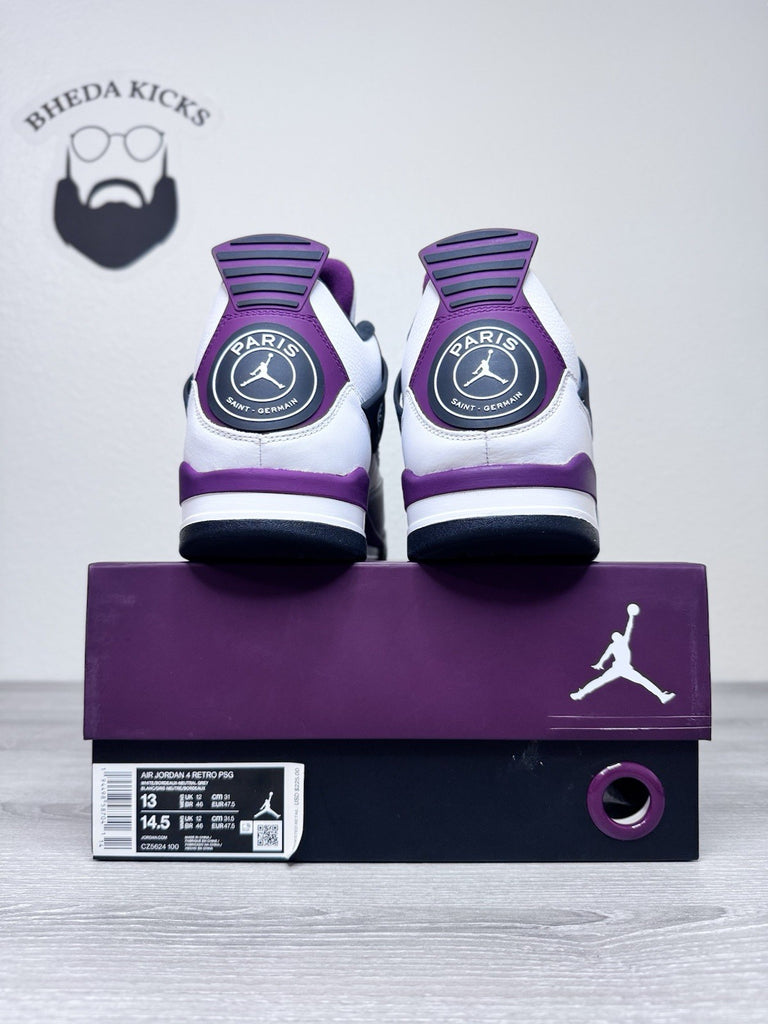 Size 13 - Jordan 4 Retro x Paris Saint-Germain Bordeaux 2020 (CZ5624-100)