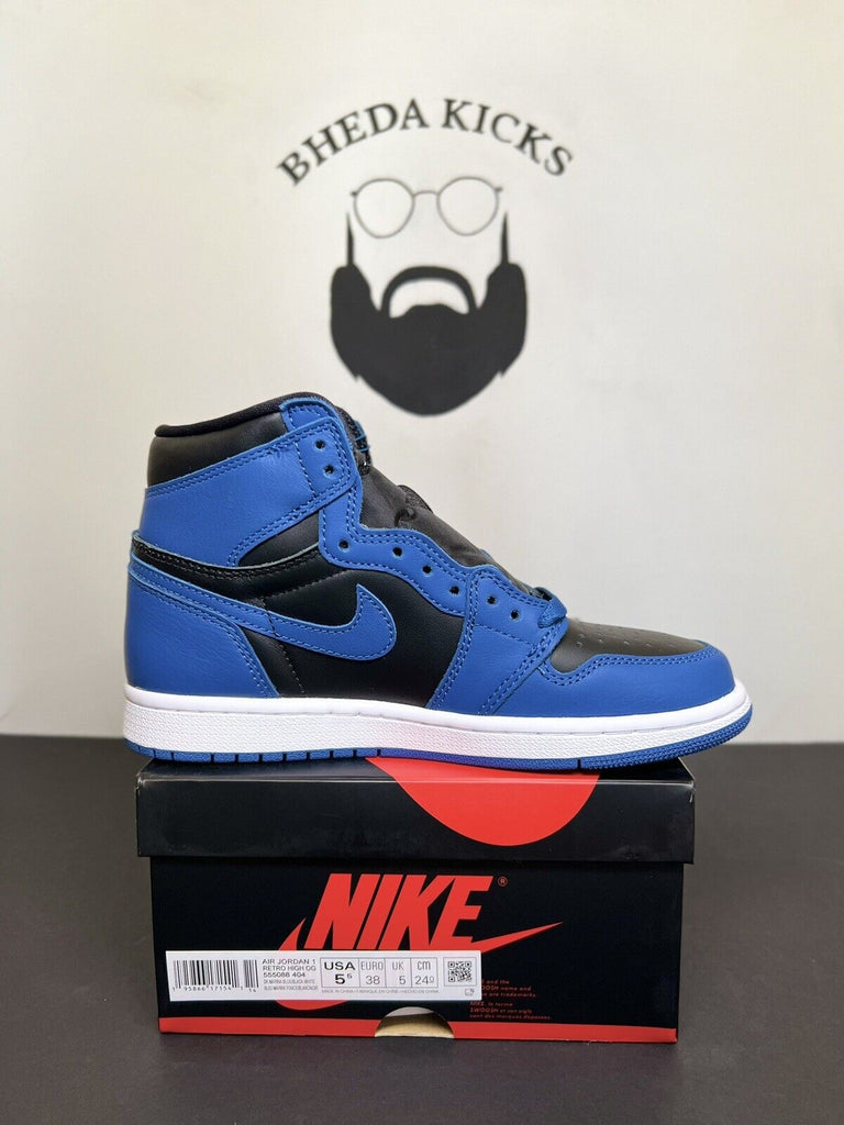 Nike Air Jordan 1 Retro High OG Size 5.5 MENS (555088-404) Dark Marina Blue Rare