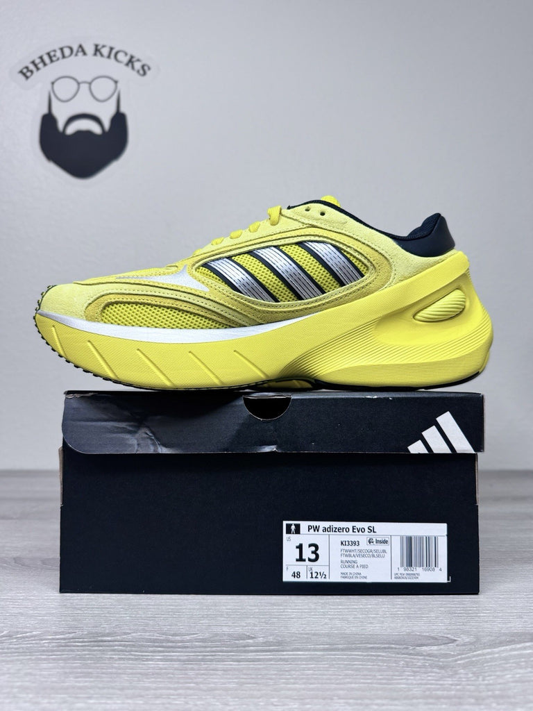 Size 13 - Adidas AdiZero Goukana Light Yellow Men's Running Shoes JP7177 New