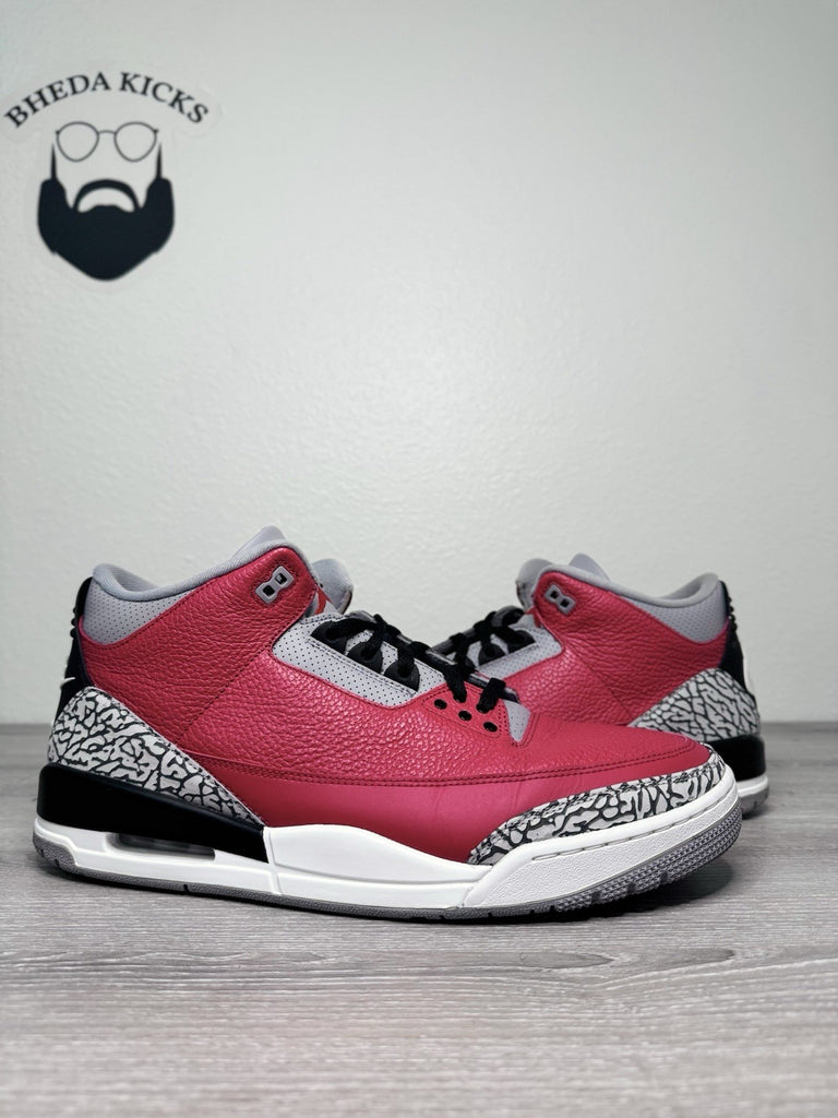 Size 16 - Nike Air Jordan Retro 3 SE Unite Fire Red Toro Sneakers CK5692-600