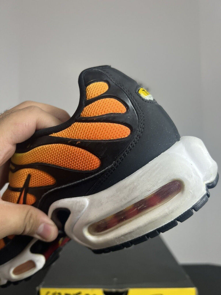 Nike Air Max Plus TXT Tiger Sunset Orange Black White 647315-700 Men’s Size 13