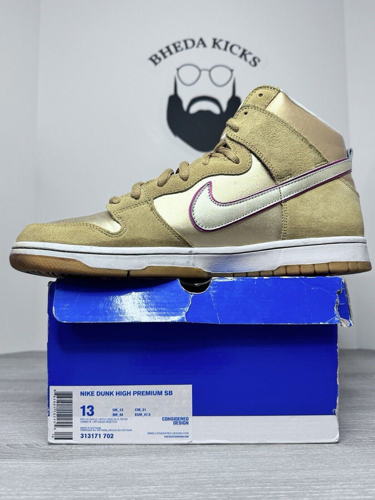 Size 13 - Nike SB Dunk High Premium Koston 2010 (313171-702) Authentic