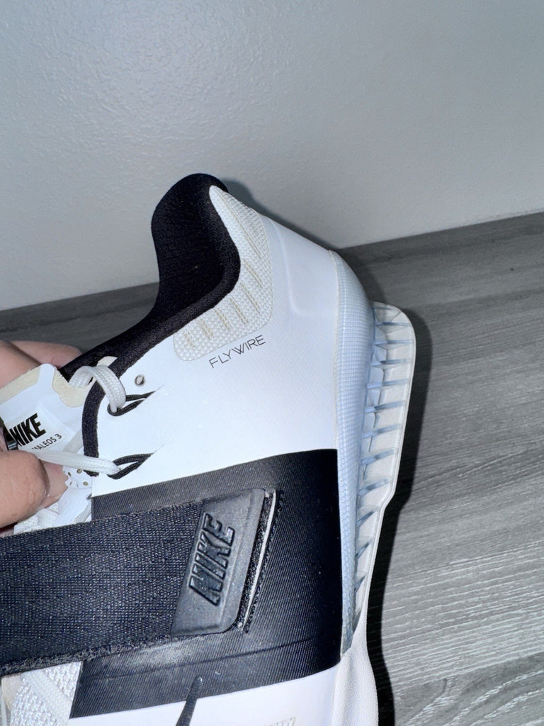 Size 15 - Nike Romaleos 3 Crossfit Weightlifting Shoes 852933-101 White Black