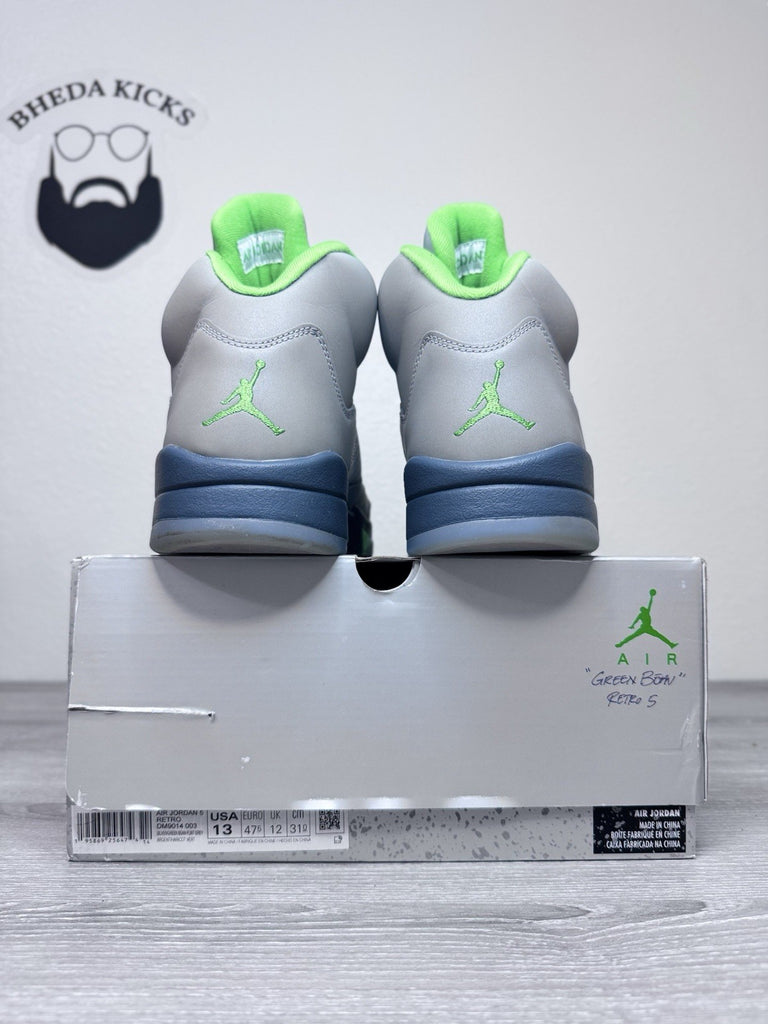 Size 13 - Jordan 5 Retro Green Bean 2022 DM9014-003 Preowned Authentic