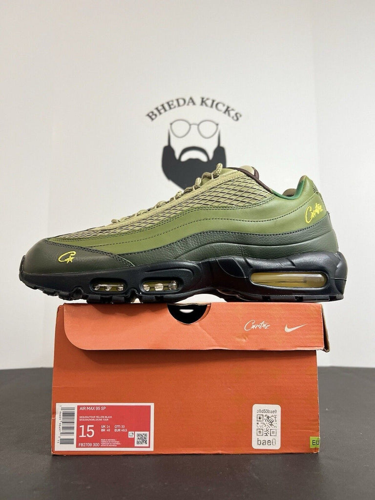 Nike Air Max 95 SP Corteiz Gutta Green FB2709-300 Preowned Rare Men’s Size 15