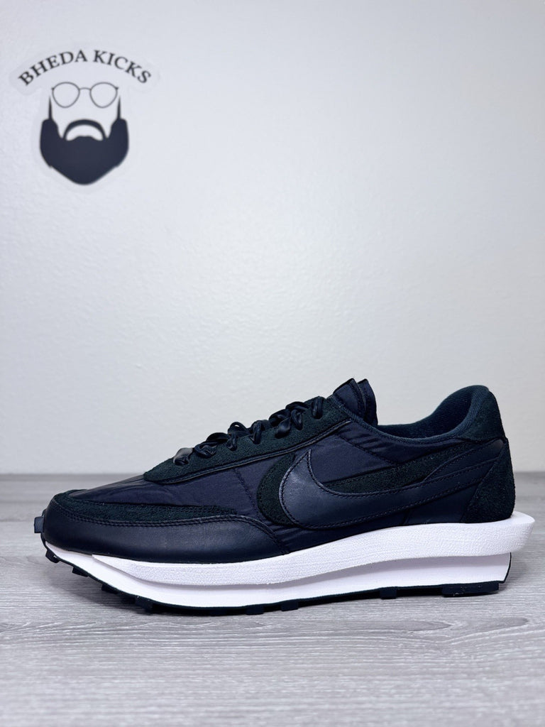 Size 15 - Nike LD Waffle Sacai Black White Nylon Mens BV0073-002 Sneaker OG
