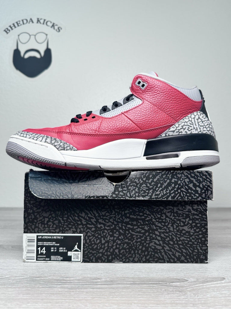 Size 14 - Jordan 3 Unite CHI Exclusive 2020 CU2277-600 Preowned Rare Authentic