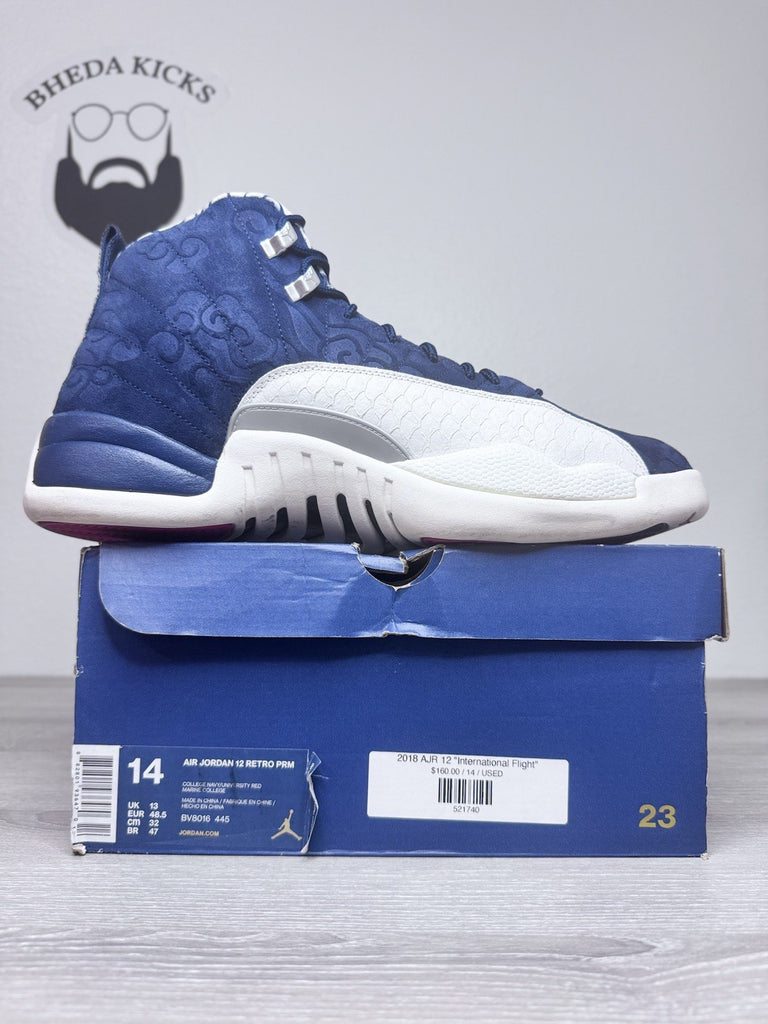 Size 14 - Air Jordan 12 Retro International Flight BV8016-445 Preowned