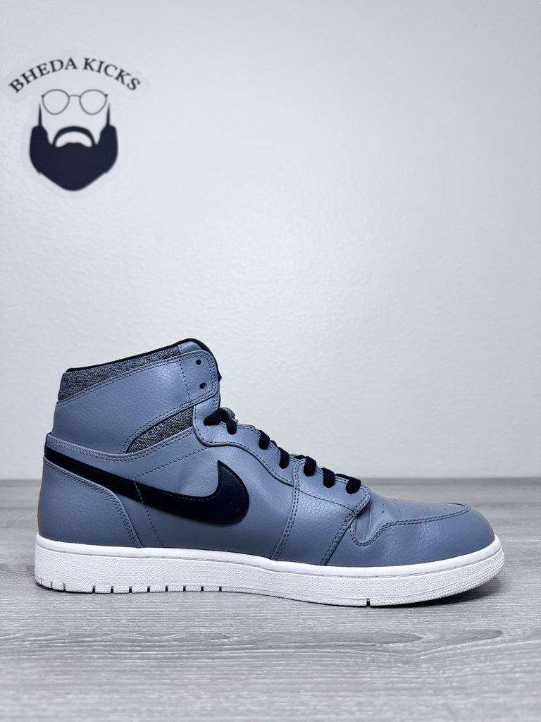 Size 15 - Nike Air Jordan Mens Athletic Gray High Top Basketball 332550-014