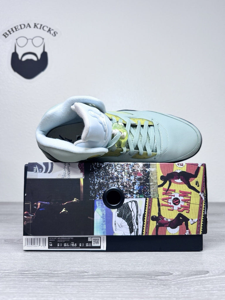 Size 14 - Nike Air Jordan 5 Retro Jade Horizon (2022)  DC7501-300 Preowned Clean