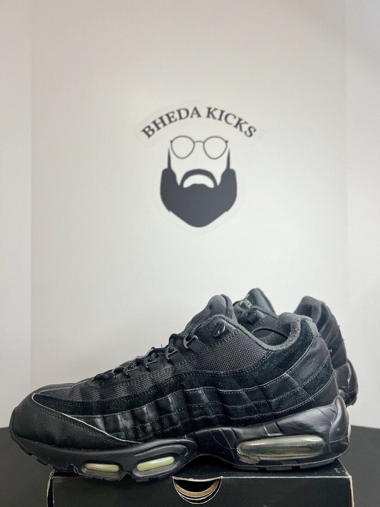 Nike Air Max 95 538416-010 Triple Black Anthracite Preowned Og Men’s Size 12