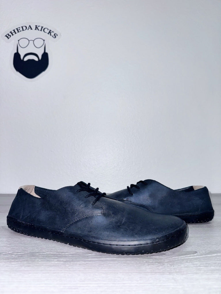Size 49EU/15 US - Vivobarefoot Ra Black Leather Minimalist Zero Drop Shoe