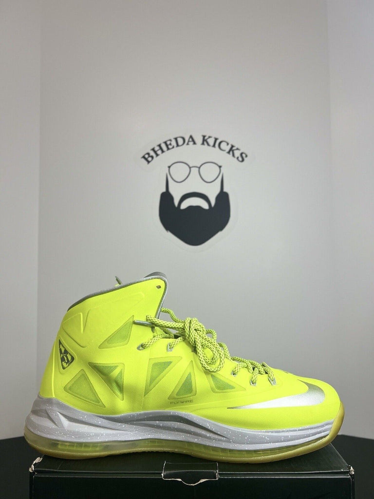 Nike LeBron 10 Volt 541100-700 Preowned Authentic Og Rare Sneakers Men’s Size 14