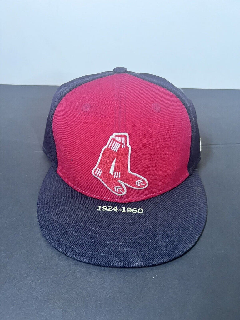 Boston Red Sox BOS MLB Authentic New Era 59FIFTY Fitted Cap Navy Red 1924-1960