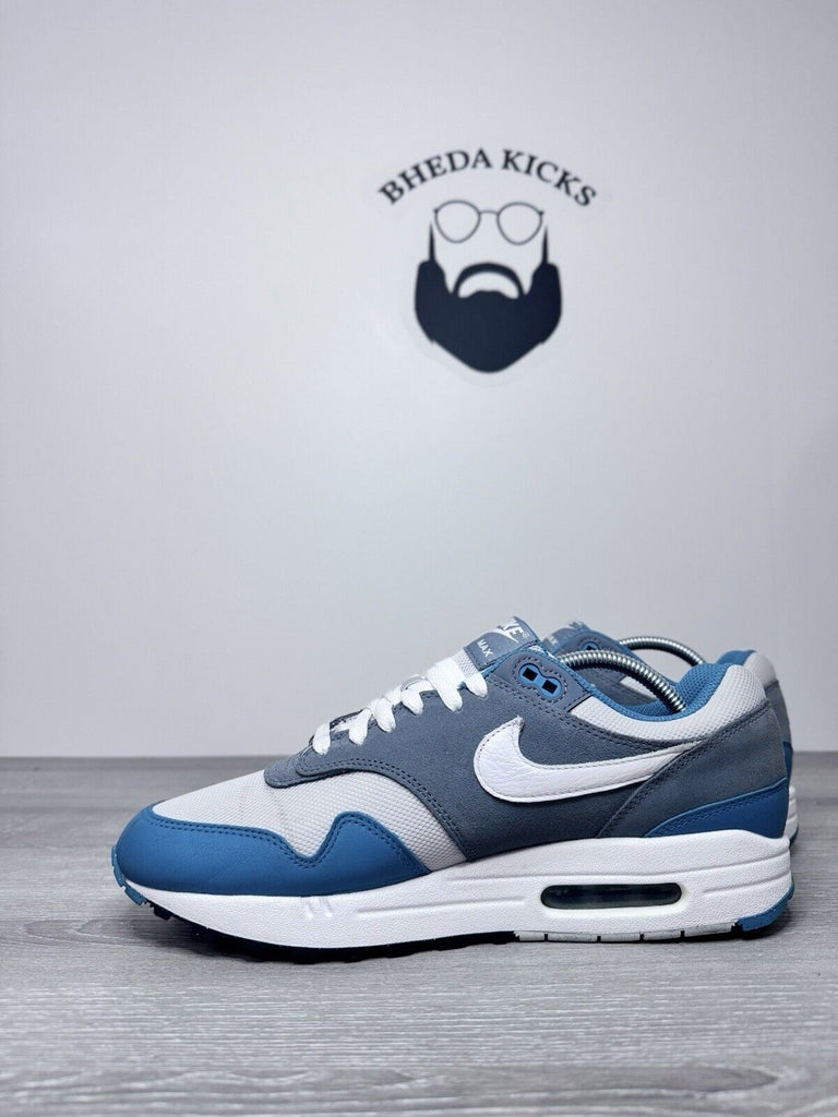 Size 10.5 - Nike Air Max 1 SC 'Aqua Blue Grey White' FB9660-001 Men's Preowned