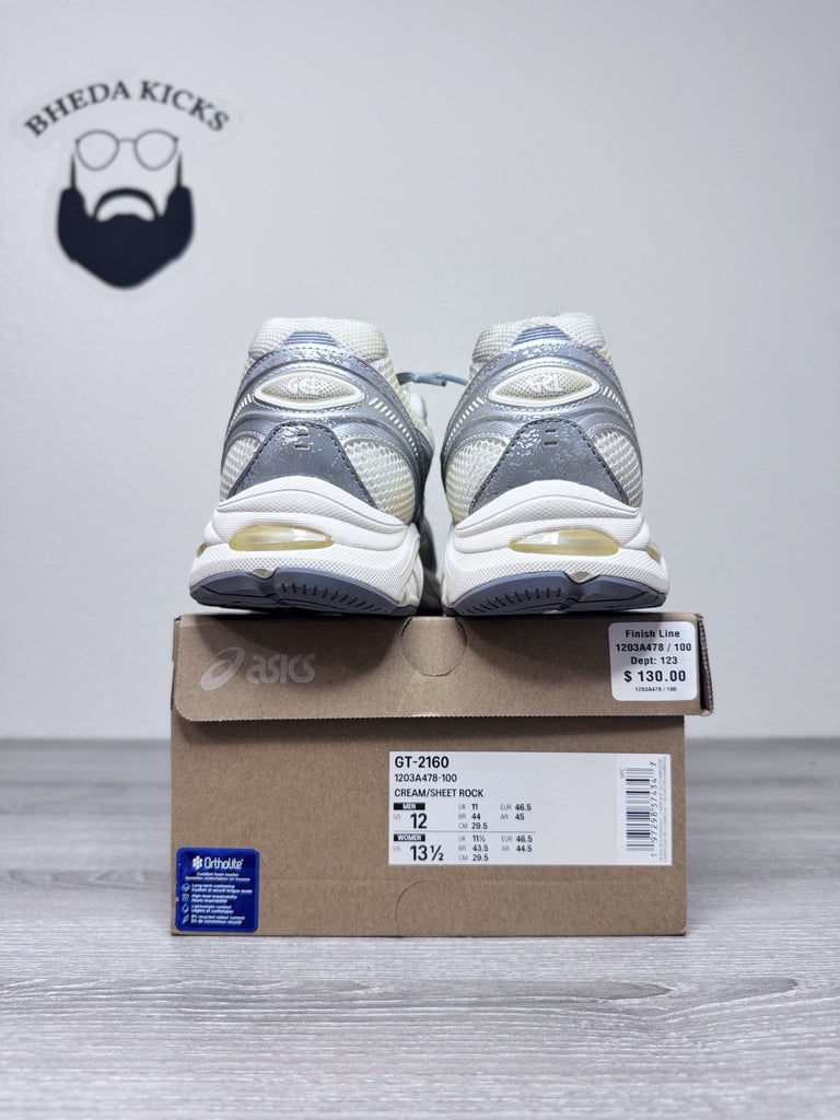 Size 12 - ASICS Paris Running Shoes Men's Cream Sheet Rock GT-2160 1203A478-100