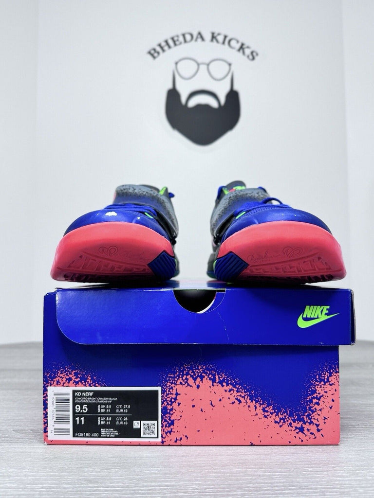 Size 9.5 - Nike Zoom KD 4 IV Nerf FQ8180-400 Men’s Authentic Preowned Og