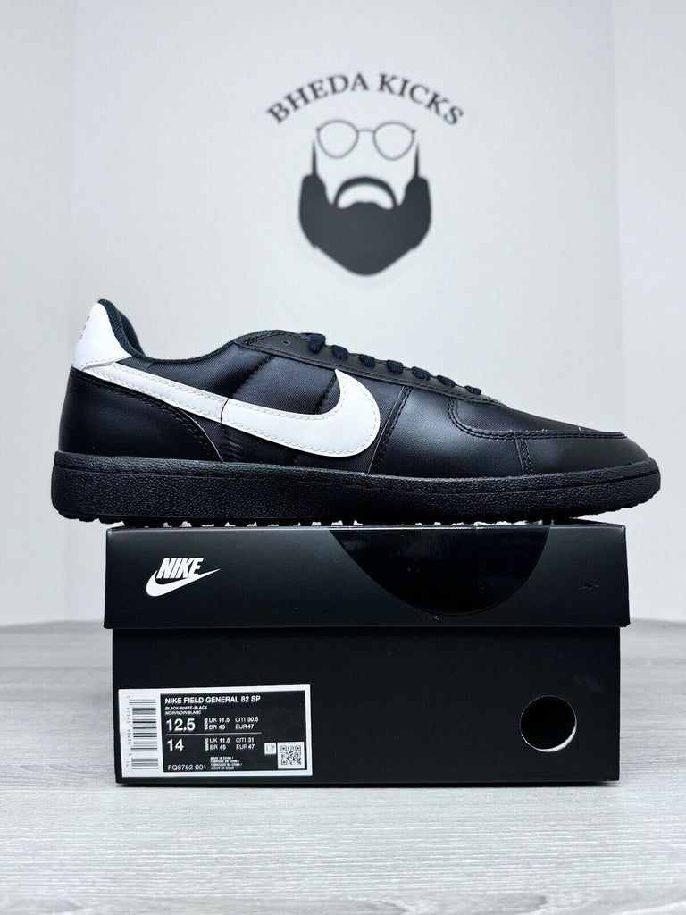 Size 12.5 - Nike Field General 82 SP Black White Mens Sizes FQ8762-001 NEW DS