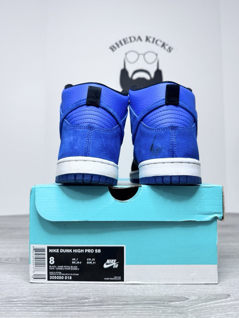 Size 8 - Nike Dunk High Pro SB J Pack Royal 2014 305050-018 Preowned Authentic