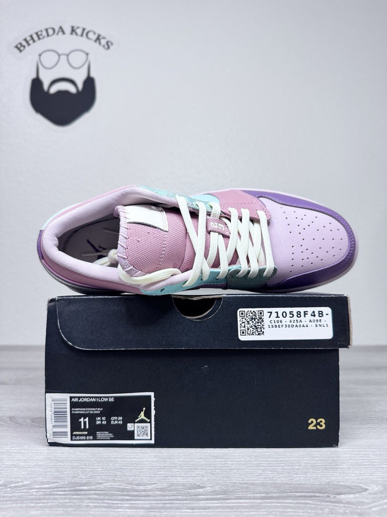 Size 11 - Nike Air Jordan 1 Low SE Easter Pastel DJ5196-615 Men's Brand New