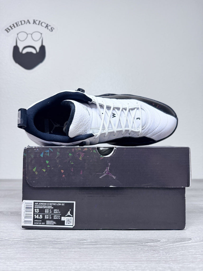 Size 13 - Nike Air Jordan 12 Low GC '25 Years In China' White Black DO8726-100