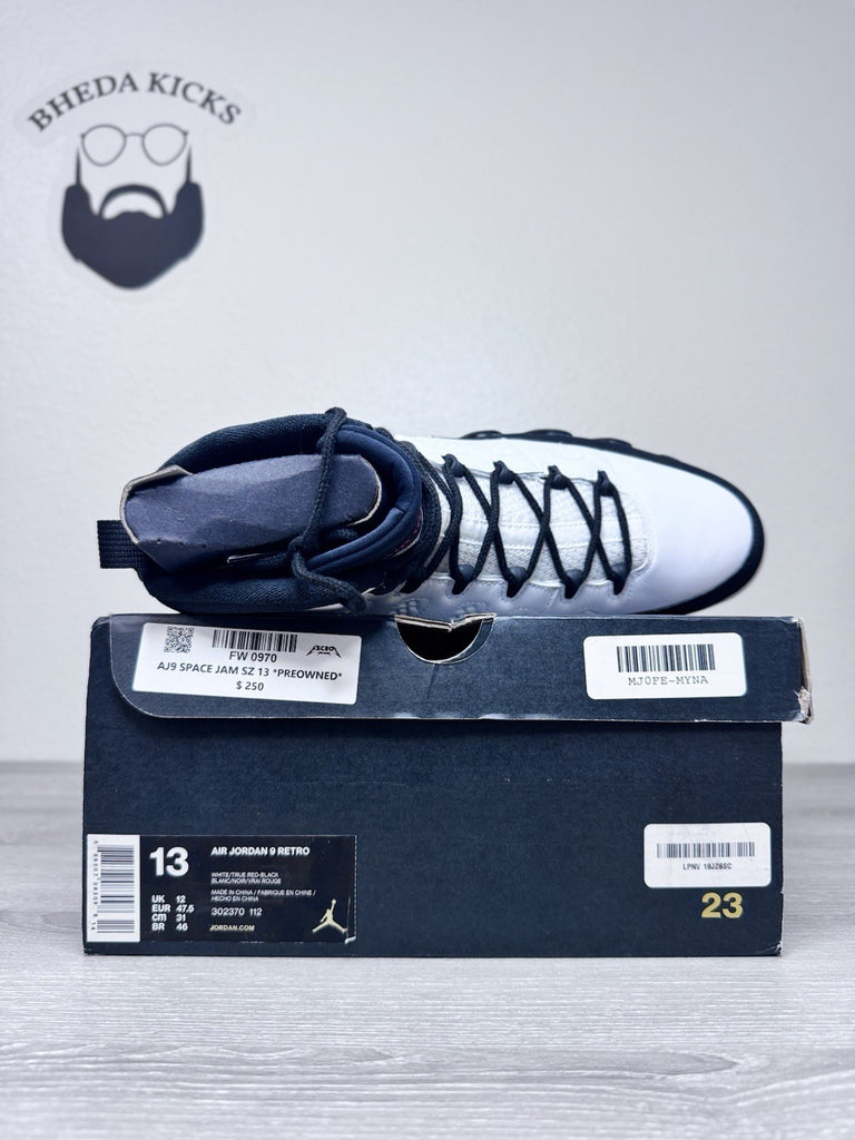 Size 13 - Air Jordan 9 Retro “Space Jam” (302370-112) 2016 Preowned Clean