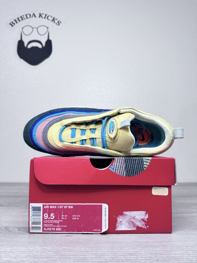 Size 9.5 - Nike Air Max 1/97 Sean Wotherspoon Men’s Preowned AJ4219-400