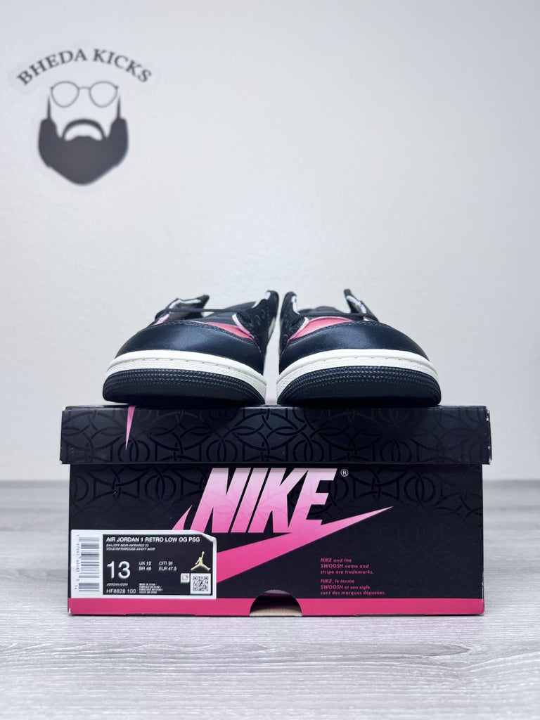 Size 13 - Paris Saint Germain Nike Air Jordan 1 Low OG Pink Oxford HF8828-100 DS