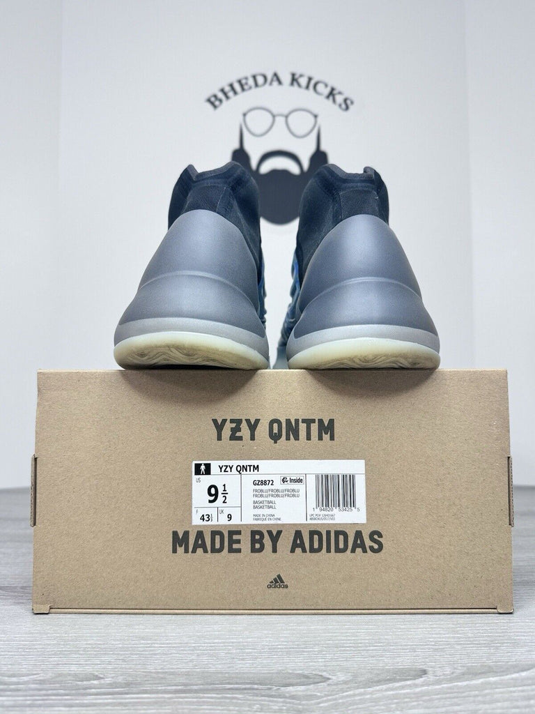 Size 9.5 - Adidas Yeezy Quantum QNTM YZY BASKETBALL Rare Frozen Blue GZ8872