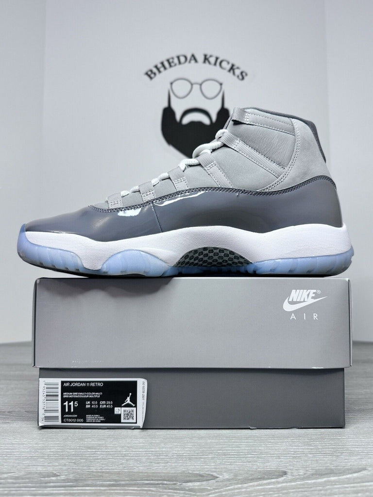 Size 11.5 - Nike Air Jordan 11 Cool Grey 2021 CT8012-005 (Tried On) Clean