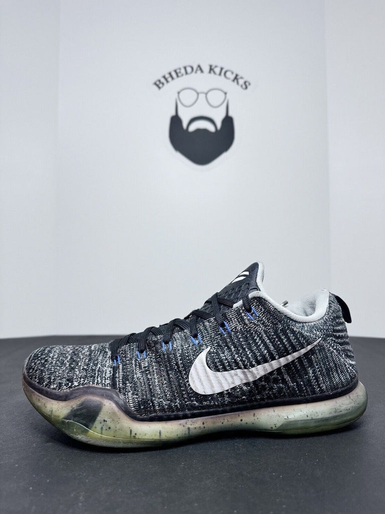 Nike Kobe 10 Elite HTM Oreo 805937-010 Preowned Rare Authentic Men’s Size 12