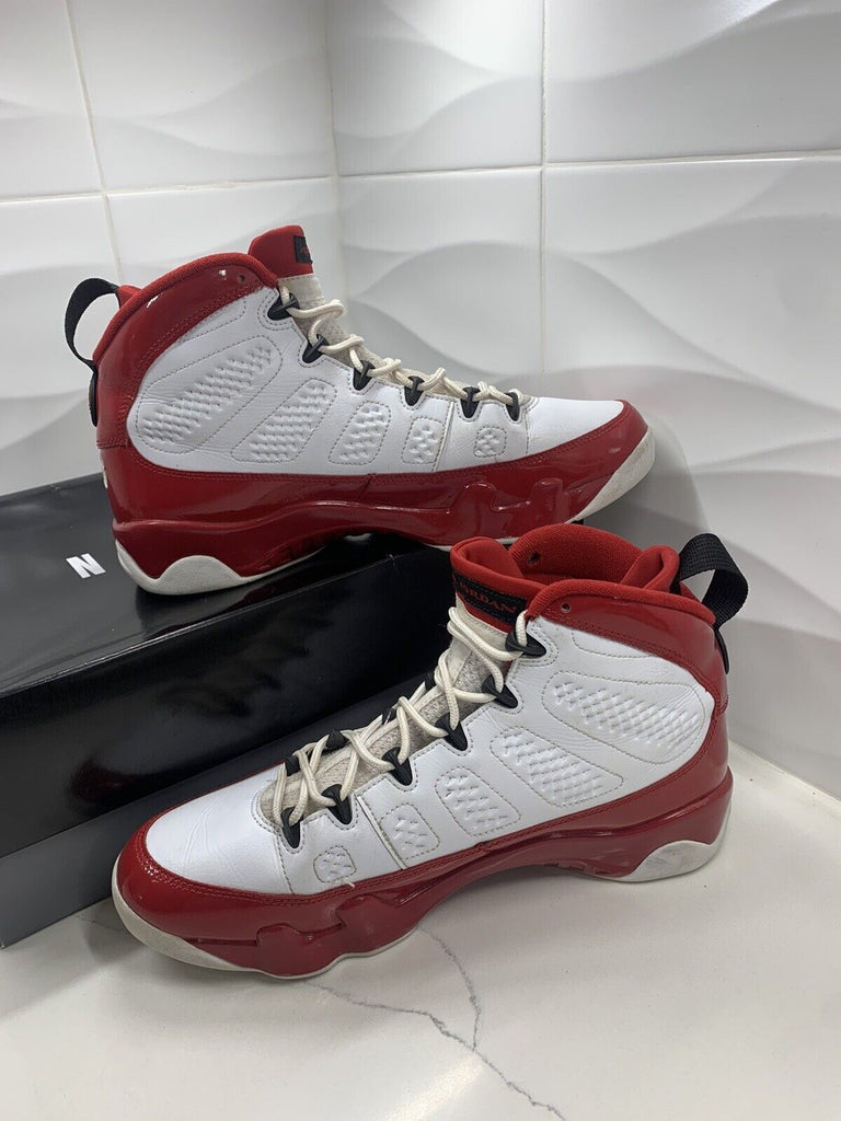 Jordan 9 Retro White Gym Red Men's Size 10.5 [302370-160]