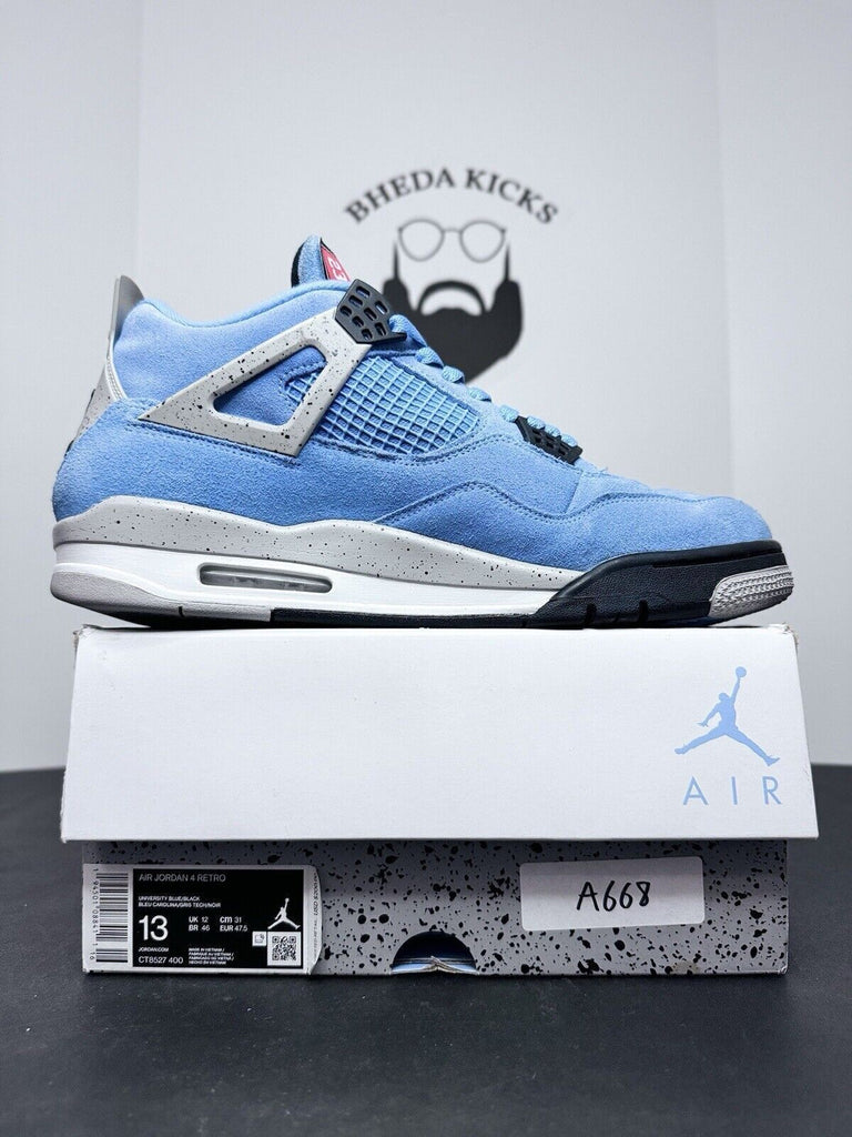 Air Jordan 4 SE University Blue CT8527-400 Preowned Og Rare MJ Men’s Size 13