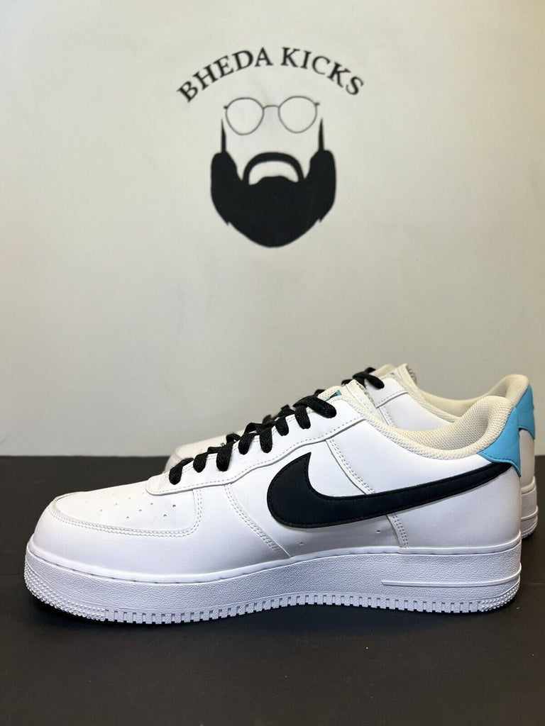 Nike Air Force 1 '07 WW Worldwide White Black Blue CK7648-100 Men's Size 13 Rare