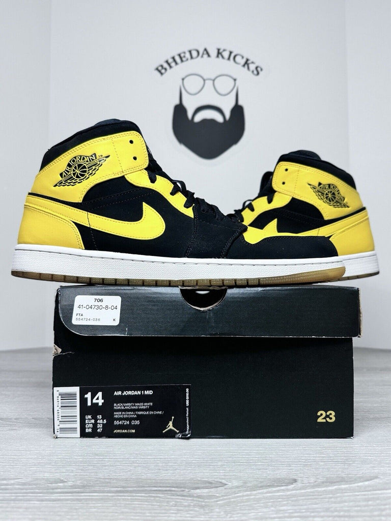 Size 14 - Air Jordan 1 Retro 2017 Mid New Love Preowned Og Authentic Rare