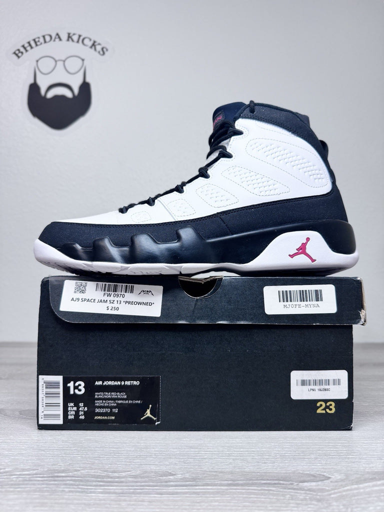 Size 13 - Air Jordan 9 Retro “Space Jam” (302370-112) 2016 Preowned Clean