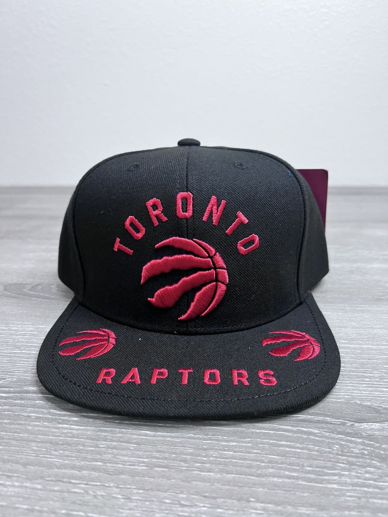 Mitchell & Ness NBA Toronto Raptors Black/Red Snapshot Snapback New