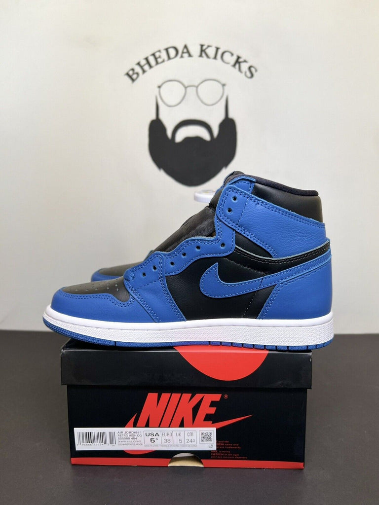 Nike Air Jordan 1 Retro High OG Size 5.5 MENS (555088-404) Dark Marina Blue Rare