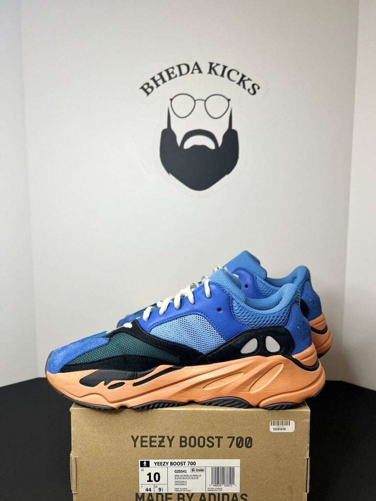 Adidas Yeezy Boost 700 Bright Blue GZ0541 OG Retro Preowned Authentic Size 10