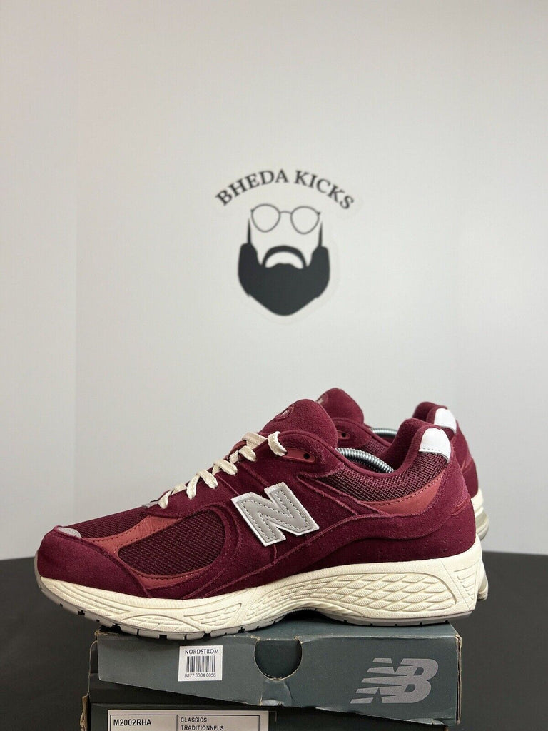 New Balance 2002R Red Wine Burgundy Suede Pack M2002RHA Preowned Men’s Size 11