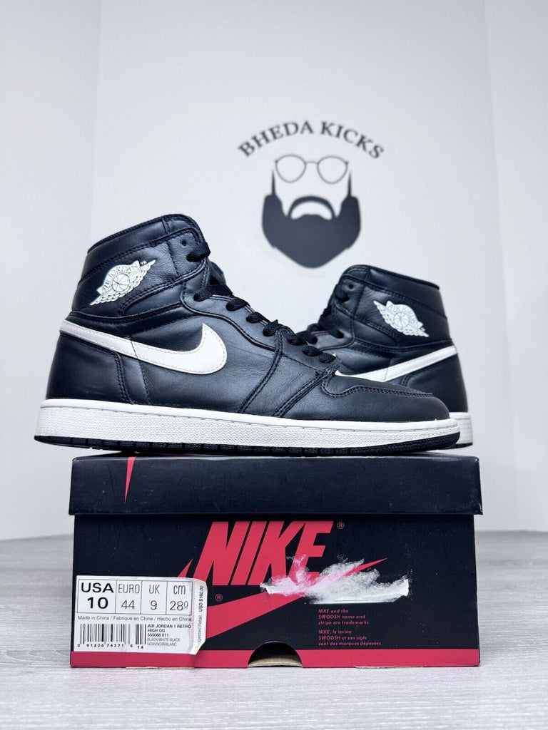 Size 10 - Air Jordan 1 Retro OG Prm High Yin Yang 555088-011 Preowned